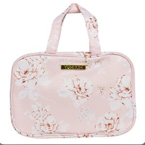 Yumi kim pink and white train case